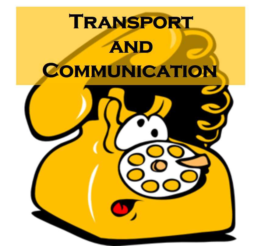 Example of Transport and Communication in daily life for Class 3