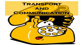 Example of Transport and Communication in daily life for Class 3